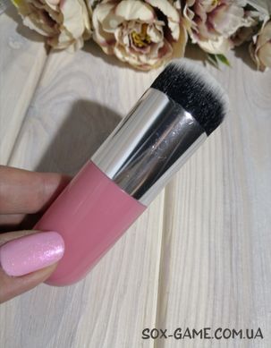 Кисть для макияжа кабуки Pink Silver