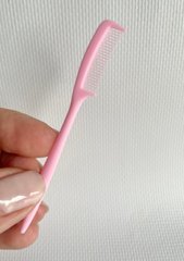 Гребінець міні для вій та брів пластиковий Pink