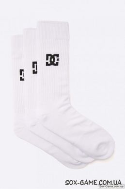Шкарпетки DC чоловічі р. 41-45 білі, 1 пара