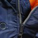 Куртка Alpha Industries SLIM FIT N-3B PARKA Blue/Orange мужская, S