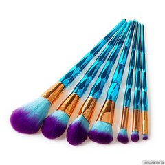 Кисти для макияжа единорог RAINBOW в стиле Unicorn brushes Pro набор 7 шт
