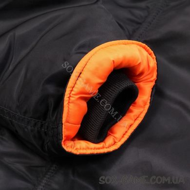 Куртка Alpha Industries SLIM FIT N-3B PARKA Black/Orange чоловiча, S