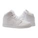 Кроссовки Nike AIR JORDAN 1 MID WHITE 554725-130, 37.5