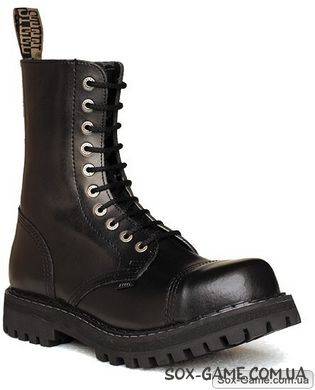 Ботинки Steel 105-106-OCW Black с мехом (битая шерсть), 37