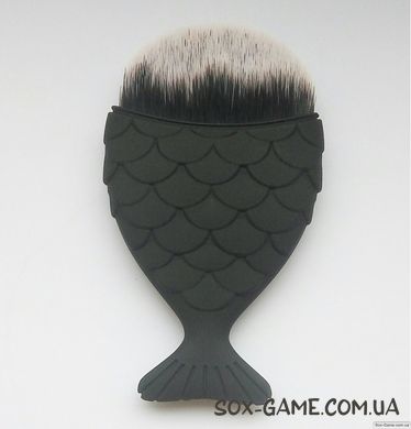 Кисть рыбка для макияжа Fish Brushes Black Matt 8 см