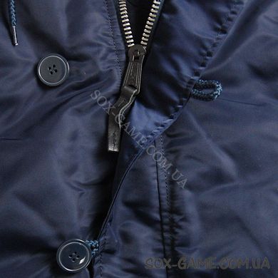 Куртка Alpha Industries SLIM FIT N-3B W PARKA Blue/Orange жiноча, XS