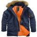 Куртка Alpha Industries SLIM FIT N-3B W PARKA Blue/Orange жiноча, XS
