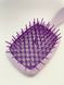 Гребінець щітка для волосся масажна продувна Superbrush Purple/Marble, 01
