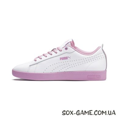 Кроссовки Puma Smash wns v2 L Perf 365216 07 White/Pink женские, 36