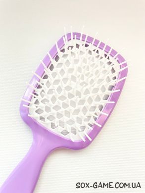 Гребінець щітка для волосся масажна продувна Superbrush Purple