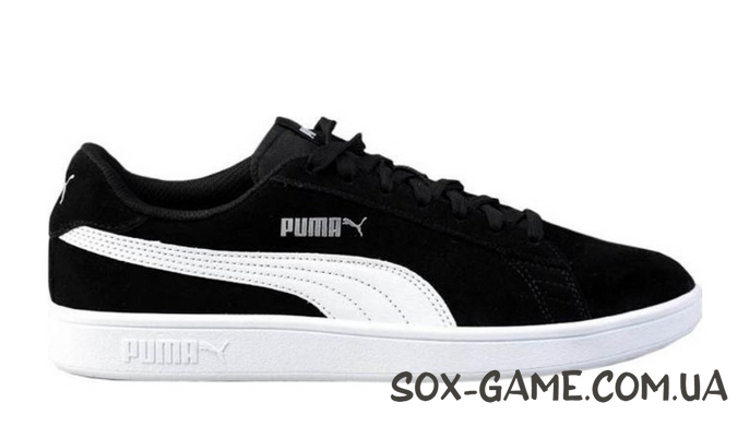 Кроссовки Puma Smash v2 SD JR 365176 01 Black/White женские, 36