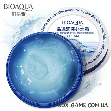 38 г Крем гель для обличчя Bioaqua Crystal Through Moist Replenishment з гіалуроном