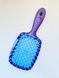 Гребінець щітка для волосся масажна продувна Superbrush Purple/Blue, 01